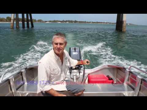 Quintrex Busta 420 + Yamaha 30HP 2-Stroke Tiller boat review | Brisbane Yamaha