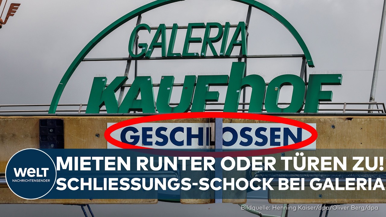 DEUTSCHLAND: Galeria vor neuer Schließungswelle – 33 Filialen stehen auf der Kippe!