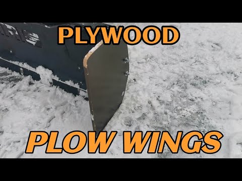 DIY PLYWOOD PLOW WINGS