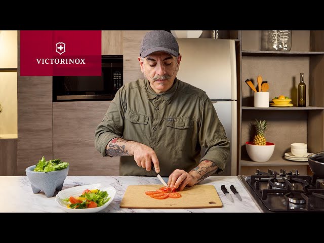 Vídeo relacionado con Schwertkrone Juego de 6 cuchillos para tomate para frutas y verduras, fabricado en Solingen, Alemania, cuchillos de cocina pequeños y afilados, cuchillo de pelar, cuchillo de sierra, cuchillo
