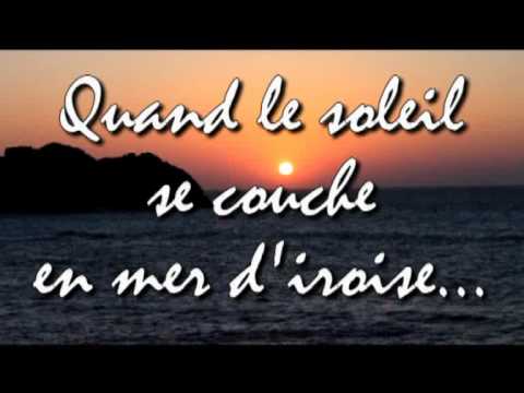 LANDUNVEZ  -  Quand le soleil se couche en mer d'Iroise