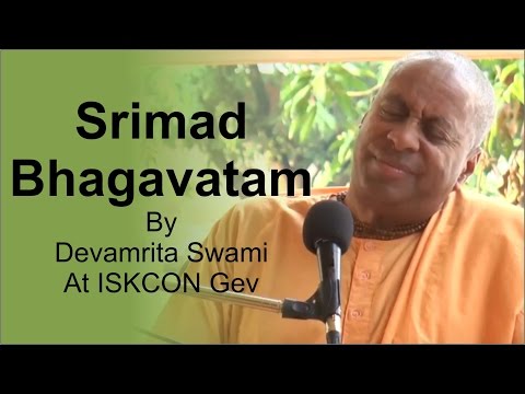 Srimad Bhagavatam 4 8 54 by Devamrita Swami 17 Oct 2015 at ISKCON GEV