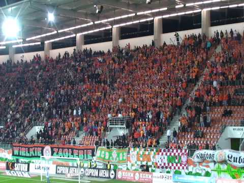 Zagłębie Lubin - Lech Poznań  27.11.2009 - Dialog Arena - doping 7