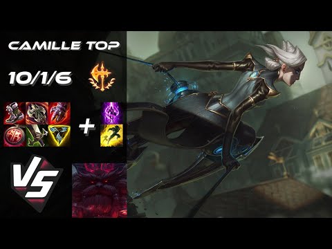 TOP Camille vs Ornn - NA Challenger Patch 14.14