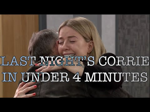Last Night's Corrie in Under Four Minutes -- 17 June 2022