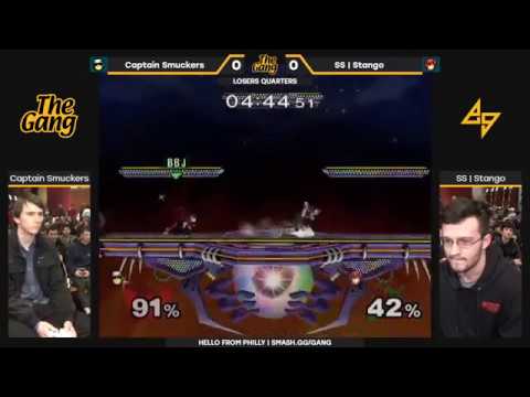The Gang: Losers Quarters — Captain Smuckers (Falcon) vs. SS | Stango (Marth) — SSBM Singles
