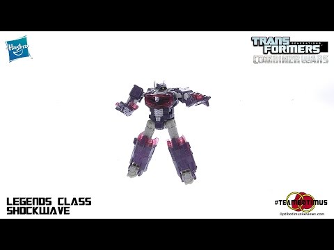 Transformers Combiner Wars Legends Class Shockwave Video Review