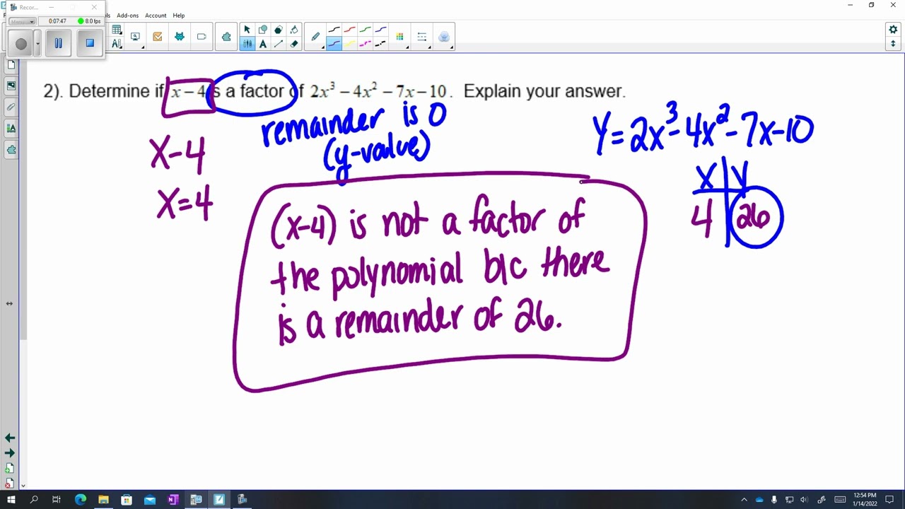 Unit 2 (Polynomials) Review