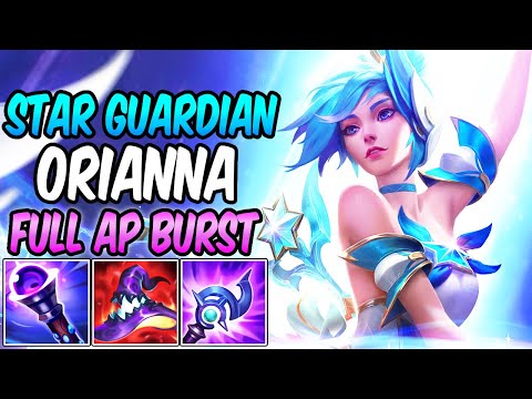 STAR GUARDIAN ORIANNA FULL AP BURST MID GAMEPLAY | Build & Runes | League of Legends