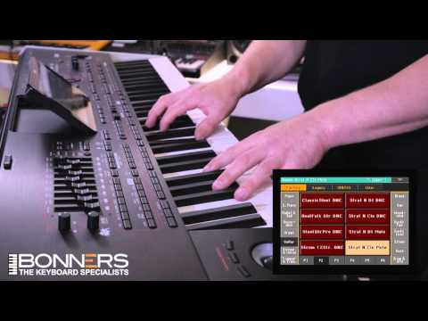 Korg PA4x Demo By Bonners Music Part 3 - Guitar Sounds Video