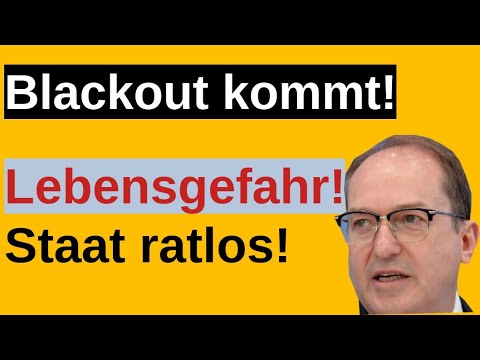 Blackout coming! Warning: Danger to life!