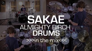 Sakae Almighty Birch drums 