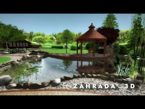 Záhradná architektúra 3D projekt