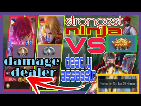 HANZO VS DEADLY ASSASSIN LING AND BEATRIX DAMAGE DEALER WHO WILL WIN