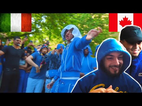 THEY ARE GOING CRAZYYY!!!!  CANADIANS REACT TO ITALIAN DRILL -Rondo X STURDY (Official Sturdy Video)