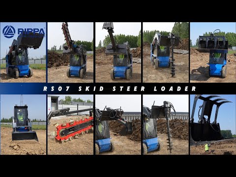 RIPPA RS07 Skid Steer Attachments: Max Your Jobsite Power !#rippa #skidsteer #miniloader