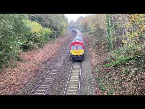 DBCargo 66654 hauling 6V75 Dee Marsh to Margam Steel empties #borderlandsline #train
