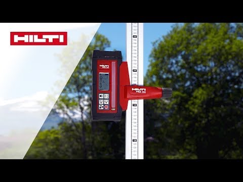 ANLEITUNG zum Hilti PR 30-HVS A12 Rotationslaser - Neigung mit digitaler Neigungsfunktion eingeben
