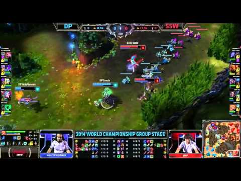 Dark Passage vs Samsung White - Day 2 Group A - World Championship 2014 - League of Legends