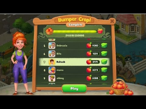Non-stop 20 minutes of fun #gardenscapes | Bumper Crop!
