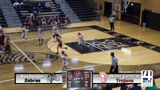Rochester Girls Basketball vs West Central