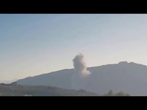 Smoke rises over southern Lebanese villages after Israeli strikes | AFP