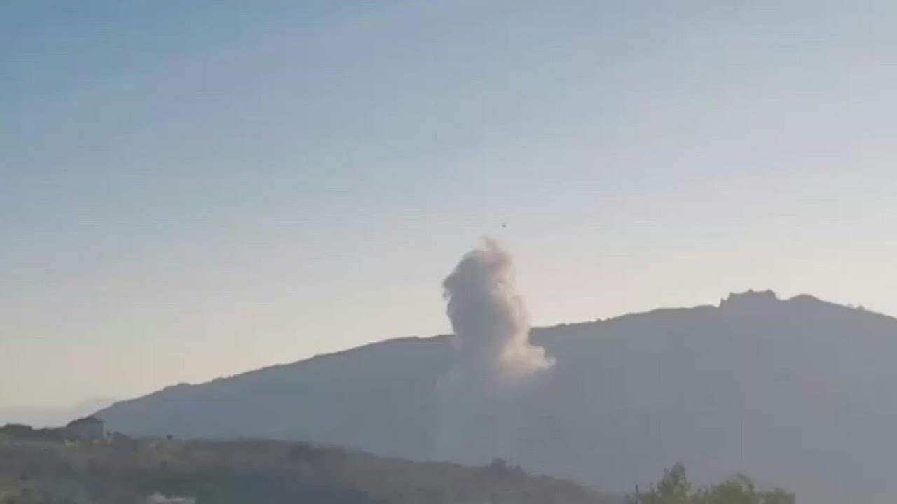 Smoke rises over southern Lebanese villages after Israeli strikes | AFP