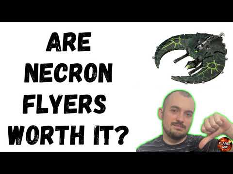 Necron Flyers Any Good? Review / Tactics  - 9th Edition Codex - Necrons -Warhammer 40k