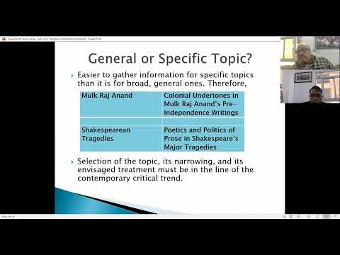 Lecture on “Developing Research Proposal” by Dr. Beerendra Pandey, Dean, KIIT School of Languages