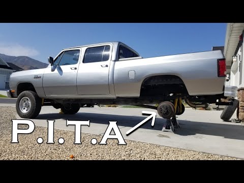 12 Valve Cummins Dana 70 drum brakes... 36 easy steps!