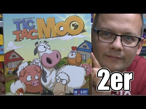 Tic Tac Moo (Huch!) - ab 8 Jahre - 2-Personen-Spiel