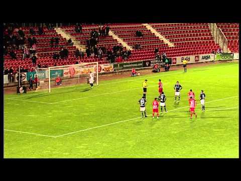 La Liga | Gol de Jandro Castro de penalti (2-1) en Girona - Numancia | 28-10-2012 | J11