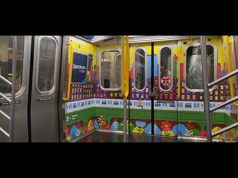 Riding NYC subway from Times Square to Canal st.