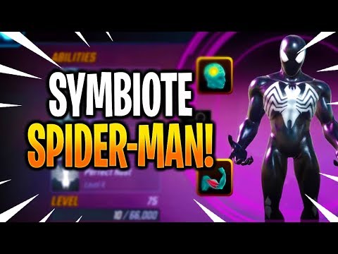 *NEW* SYMBIOTE SPIDER-MAN RANK UP (LEVEL 75)! - MARVEL Strike Force - MSF