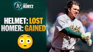 2025 AL Rookie of the Year drills 1st HR of the season! Nick Kurtz LAUNCHES one for the Athletics ????