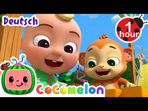 Die klitze kleine Spinne | CoComelon - JJ's Animal Time Deutsch | Cartoons und Kinderlieder