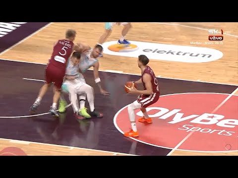 Luka Doncic INJURY moment vs Latvia. Friendly game Slovenia - Latvia