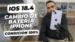 CAMBIO BATERIA IPHONE - CONDICION 100%