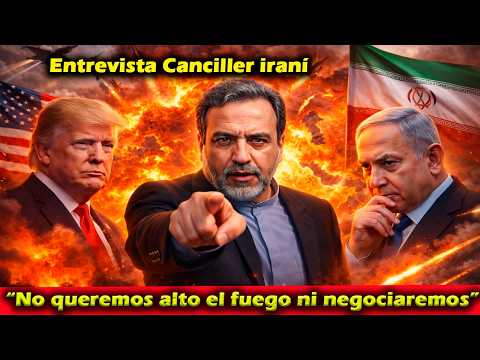 Canciller iraní : “No queremos alto el fuego ni negociaremos”
