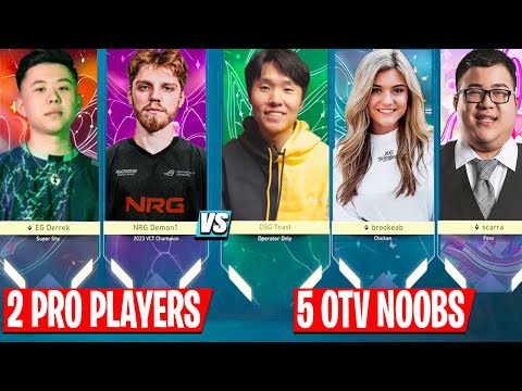 2 Pros vs 5 Noobs on new Abyss map! duo NRG Demon1 + EG Derrek against Toast & others...