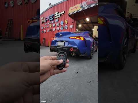 Valved Exhaust Demo on A90 Supra. VALVETRONIC DESIGNS full system #toyota #supra #exhaust #cars #car
