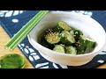 Quick Sunomono (Japanese Cucumber Salad Recipe) | OCHIKERON | Create Eat Happy :)