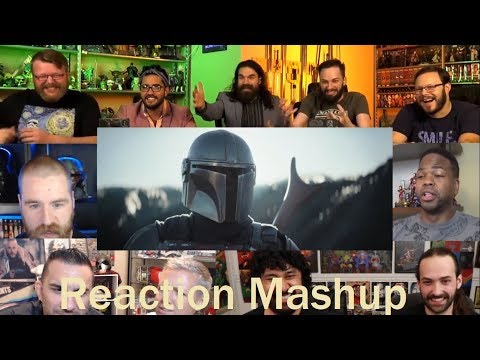 The Mandalorian   Official Trailer REACTIONS MASHUP