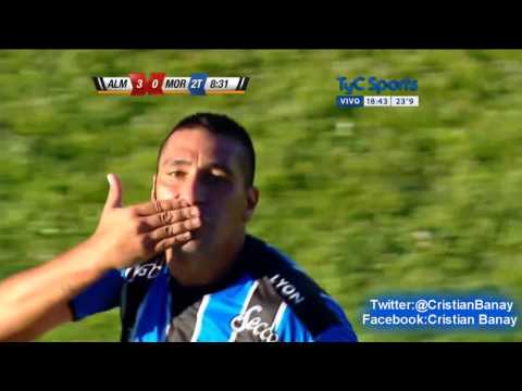 Almagro 4 Deportivo Moron 0 (Relato Matias Palacios) Final Ida Primera B Metro 2015