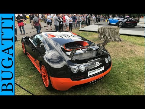 7 Bugatti Veyron's & 2 Chiron's...Wow What a Show!! - Stavros969