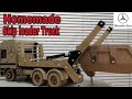 How To Make RC Truck Mercedes Heavy Skip Loader From Cardboard