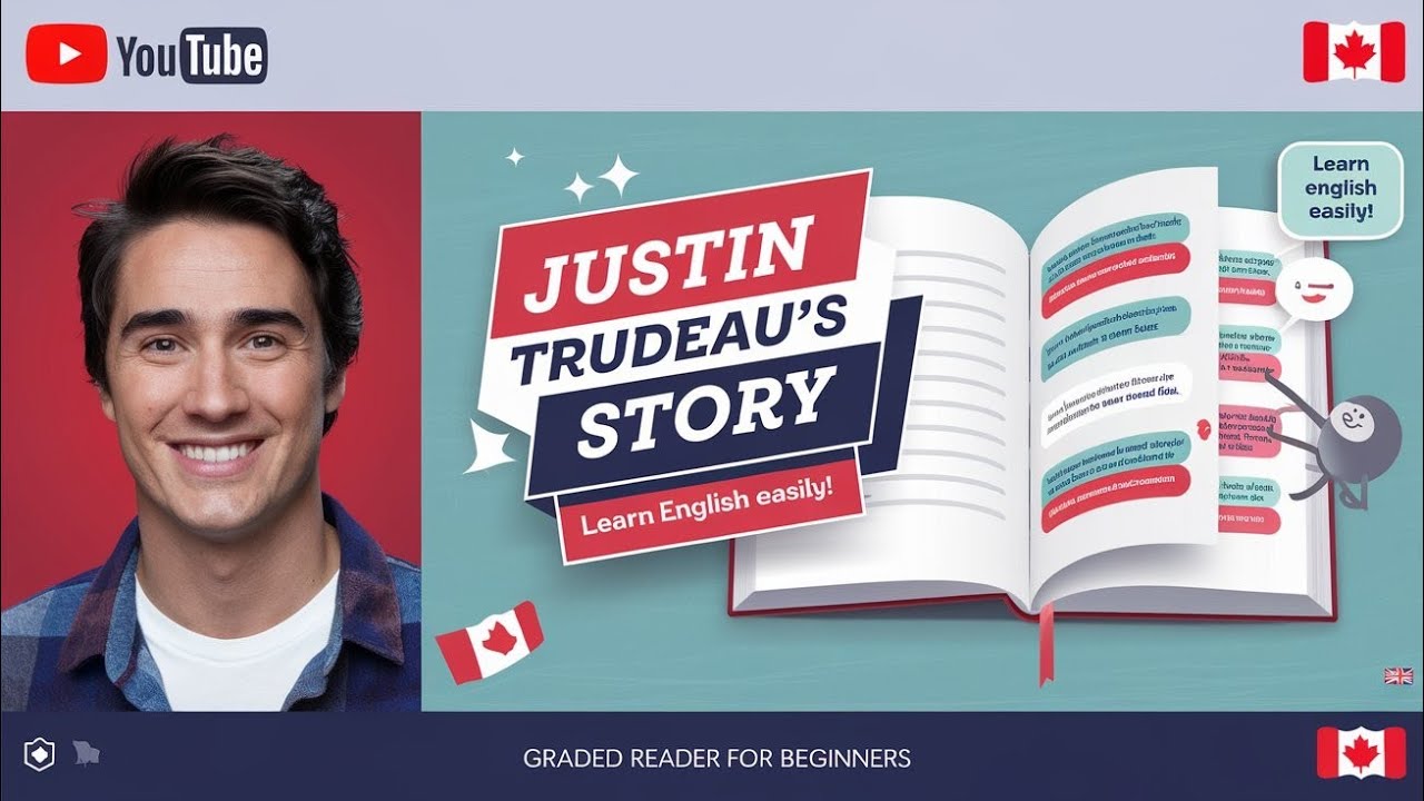 The Story of Justin Trudeau || Improve Your English || Graded Reader || Learn English Through Story✅
