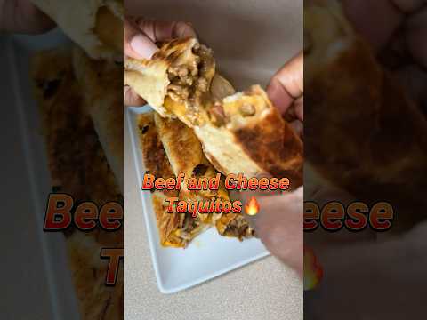 Beef and Cheese Taquitos/Flautas #tacotuesday #easyrecipe