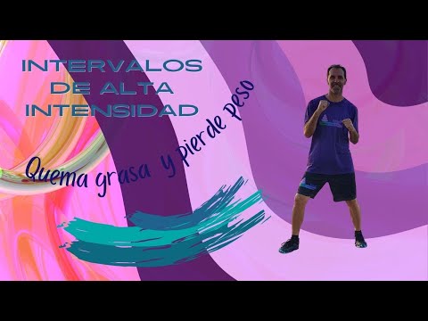 Intervalos de alta intensidad para quemar grasa y perder peso rápido.