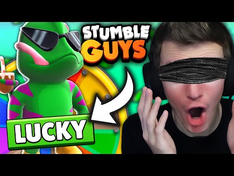 SPINNING SUPER LUCKY WHEELS *BLINDED* IN STUMBLE GUYS!